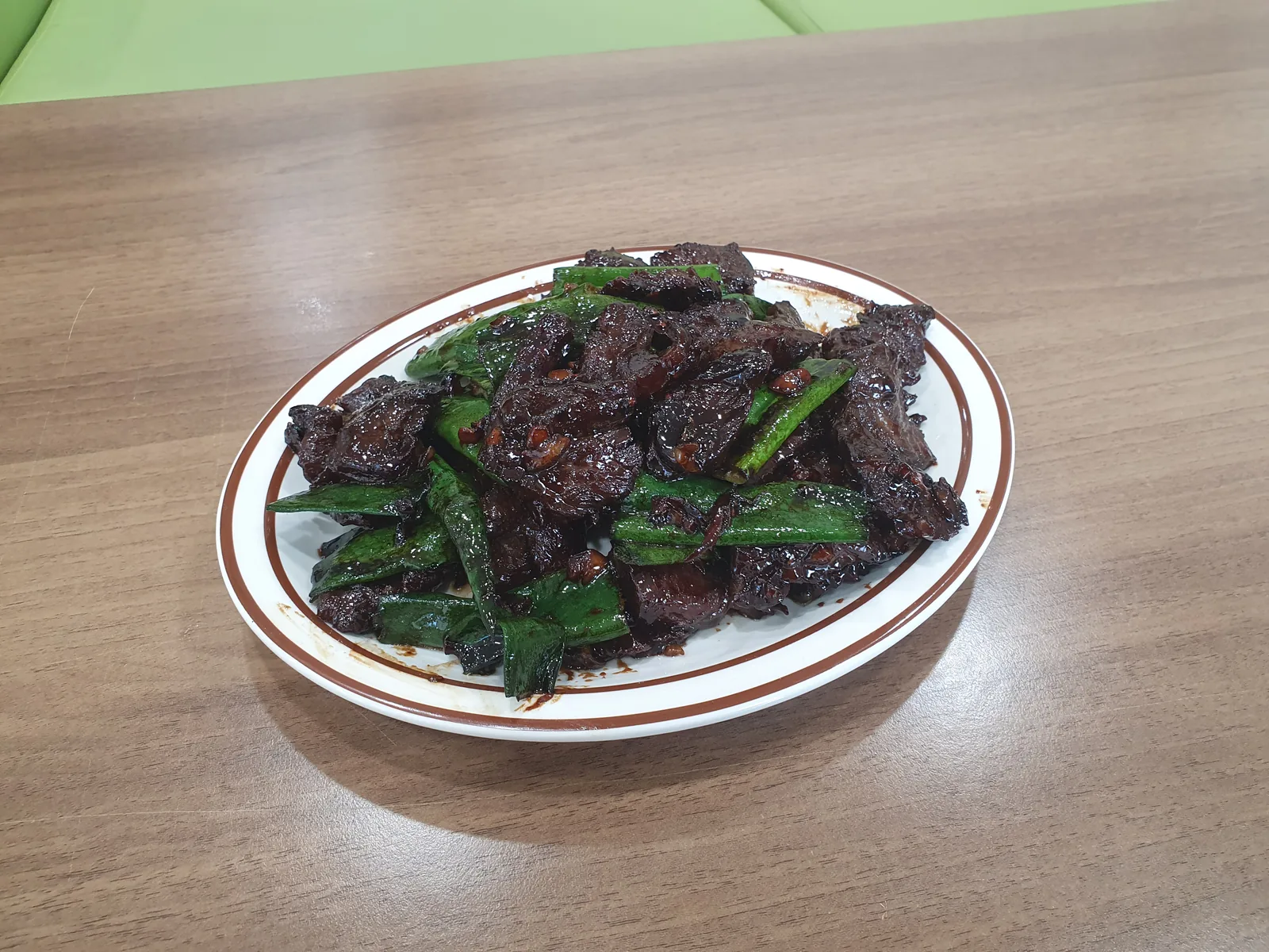 완성한 몽골리안 비프
