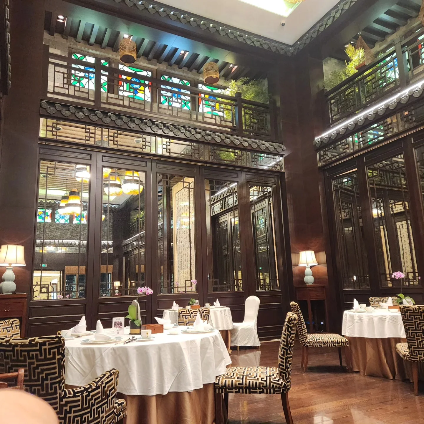 The dining room at Ming Court in Guangzhou