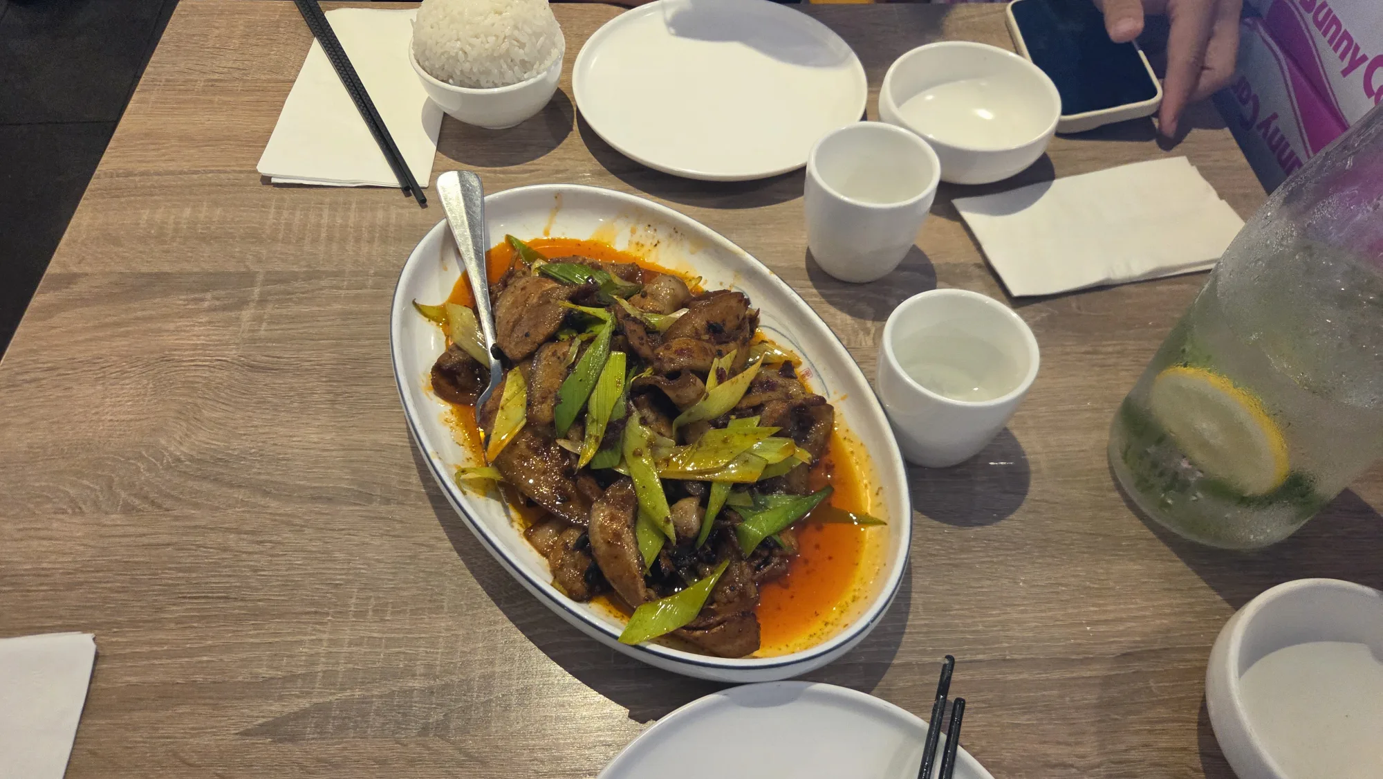 Twice-cooked pork at Shang Cafe