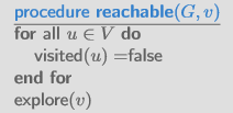 procedure reachable