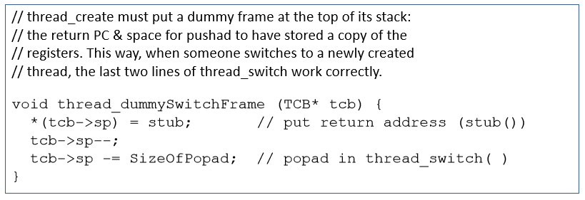 Dummy switch frame 이란